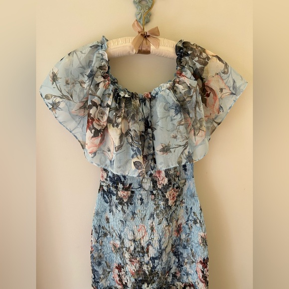 Baltic Born Amalfi Rose Chiffon Maxi Dress 
Size: Medium 
EUC (No Flaws) - Picture 3 of 16